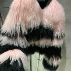 Stella Frost Mongolian Shearling Fur Coat