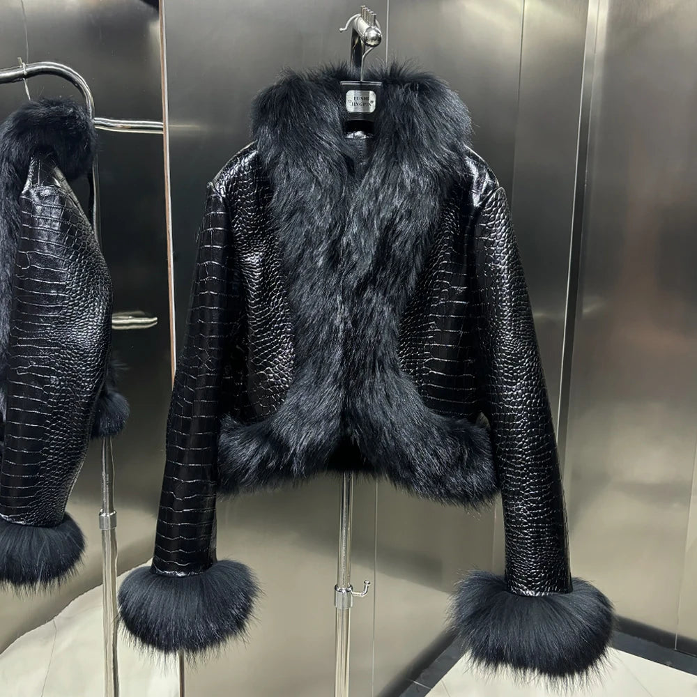 Dakota Storm Leather Fur Jacket