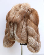 Erika Big Fluffy Fox Fur Coat