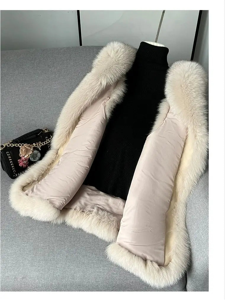 Elle Aspen Fox Fur Gilet