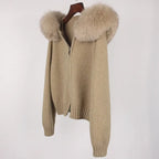Luna Fur Collar Cardigan