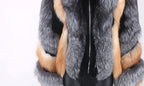 Blair Fox Fur Coat with Collar