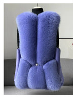 Elle Aspen Fox Fur Gilet