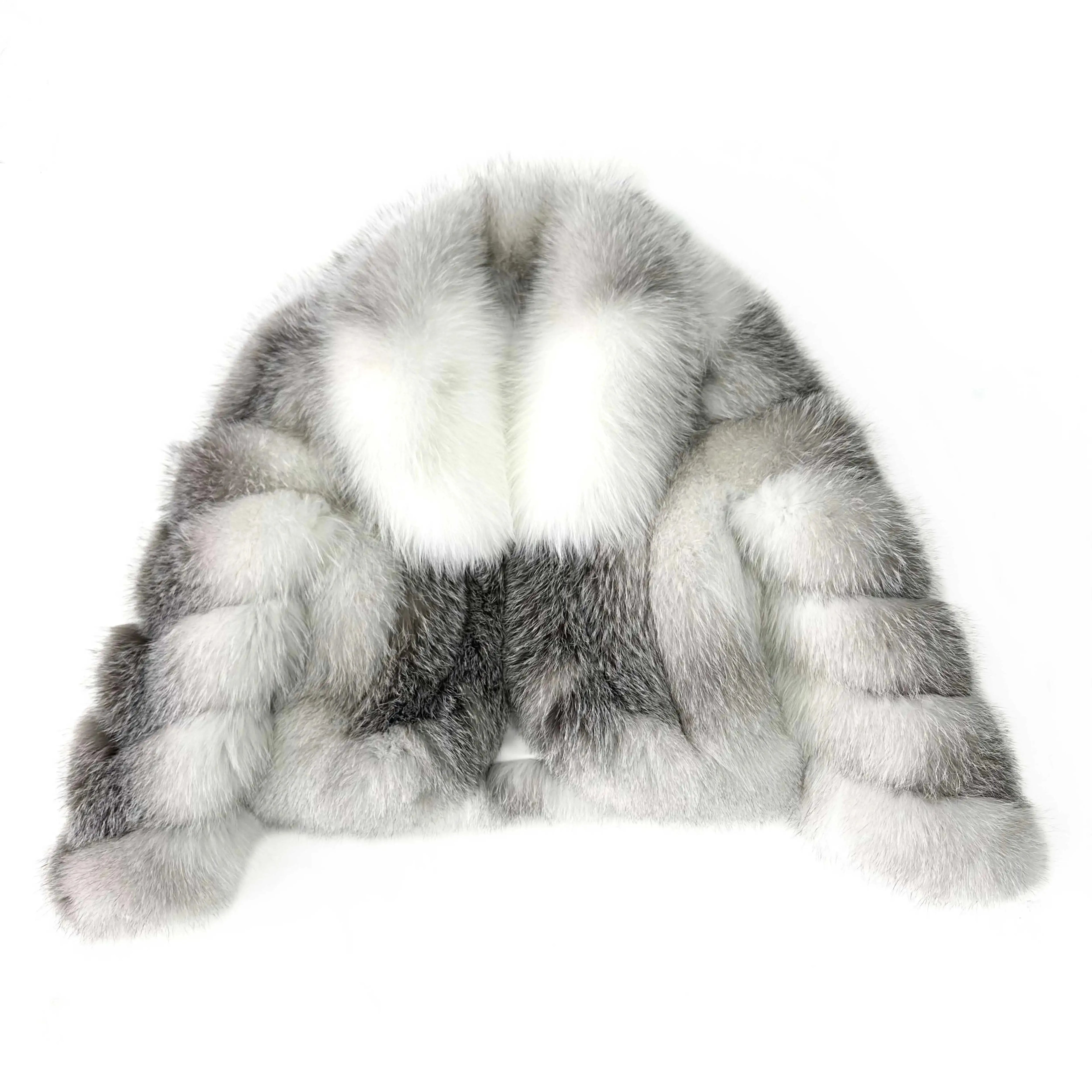 Erika Big Fluffy Fox Fur Coat