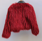 Quinn  Raccoon Fur and Genuine Leather Jacket