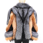 Blair Fox Fur Coat with Collar