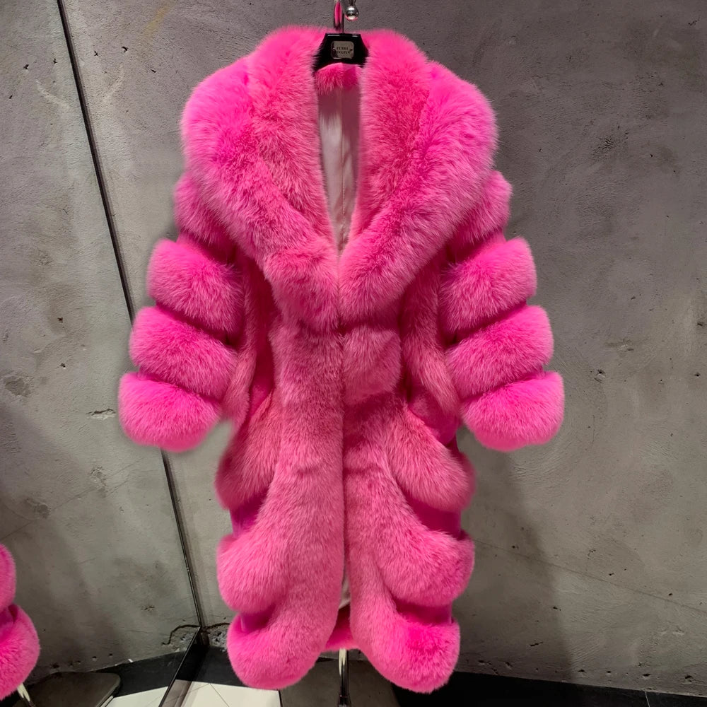 Elizabeth Luxurious Fox Fur Coat