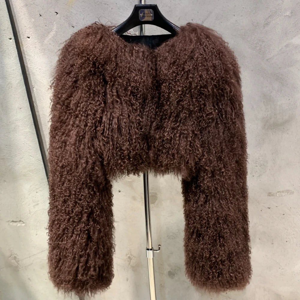 Ella Mongolian Fur Coat