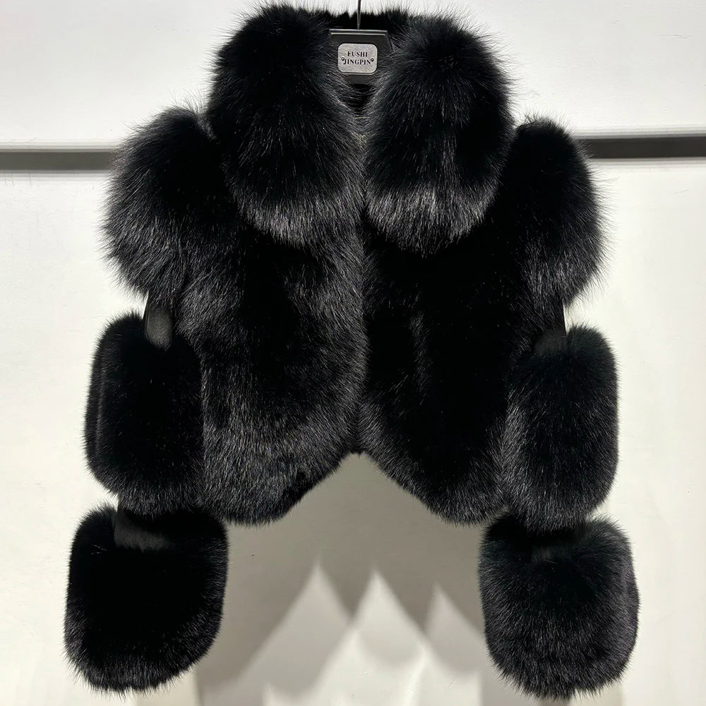 Madison Frost Fox Fur coat