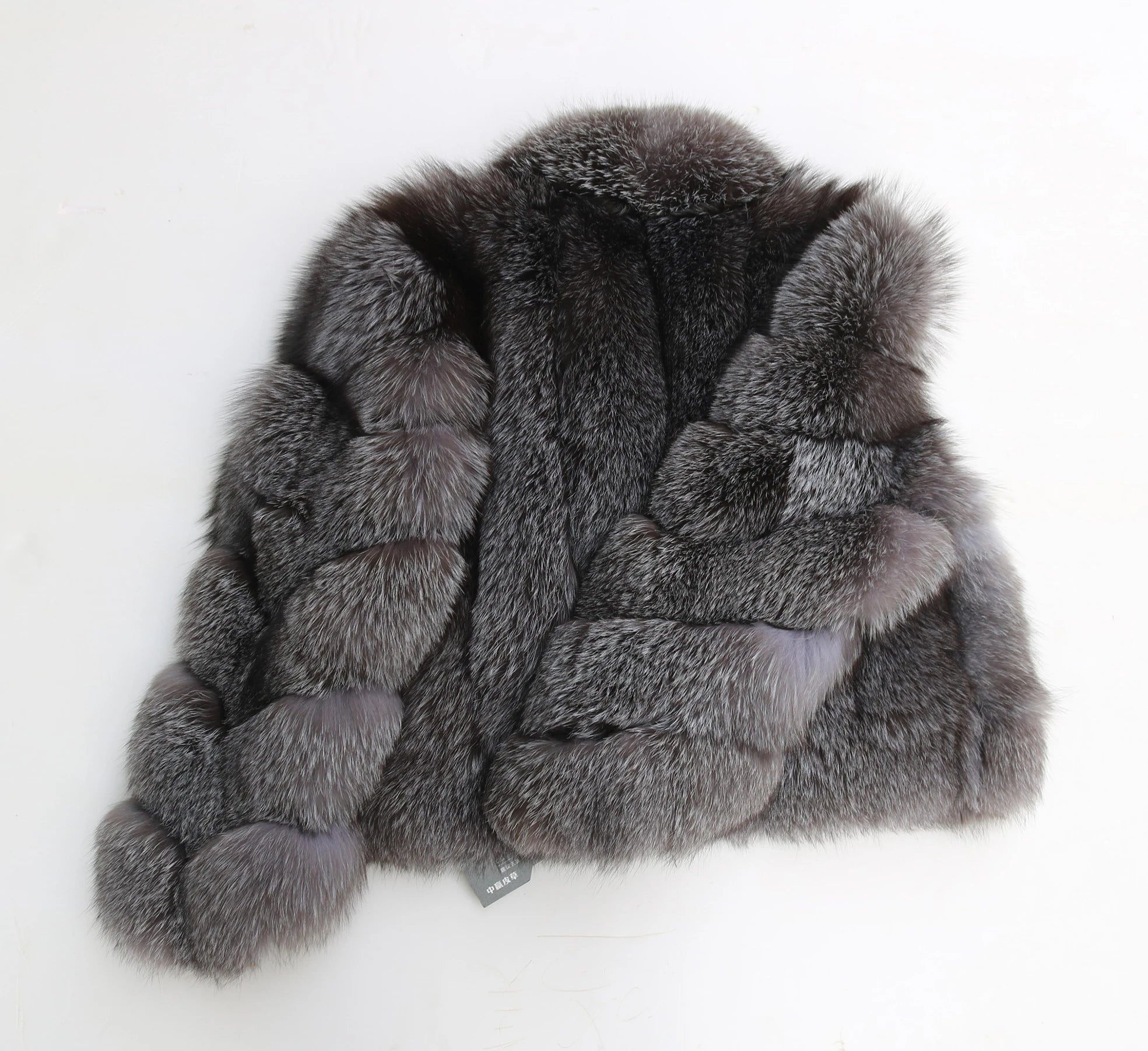 Erika Big Fluffy Fox Fur Coat