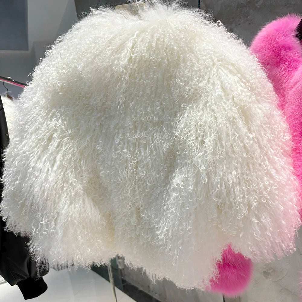 Alexa Glow Mongolia Fur Vest - La Vita Rosa