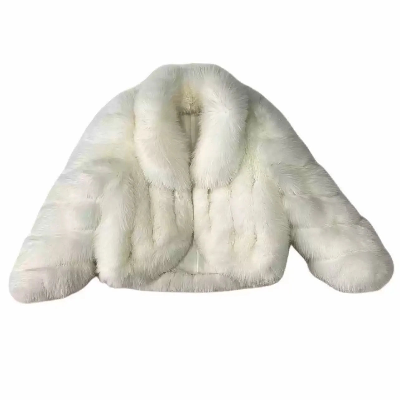 Erika Big Fluffy Fox Fur Coat