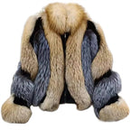 Blair Fox Fur Coat with Collar