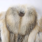 Victoria Red Fox Silver Fur Coat
