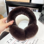 Rex rabbit fur Earmuffs