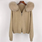 Luna Fur Collar Cardigan